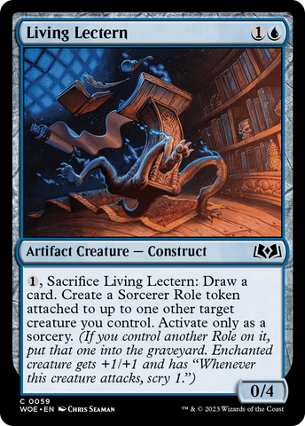 Living Lectern [Wilds of Eldraine] Foil