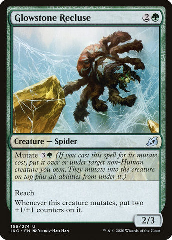 Glowstone Recluse [Ikoria: Lair of Behemoths] Foil