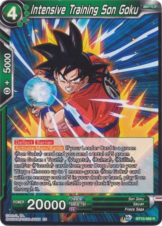 Intensive Training Son Goku (BT10-066) [Rise of the Unison Warrior 2nd Edition] Parallel Foil
