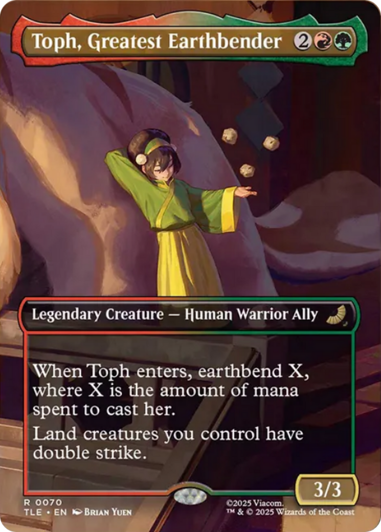 Toph, Greatest Earthbender (Borderless) [Avatar: The Last Airbender: Eternal-Legal] Foil