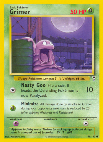 Grimer (78/110) [Legendary Collection] Reverse Holofoil