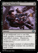 Lethal Throwdown [Modern Horizons 3] Foil