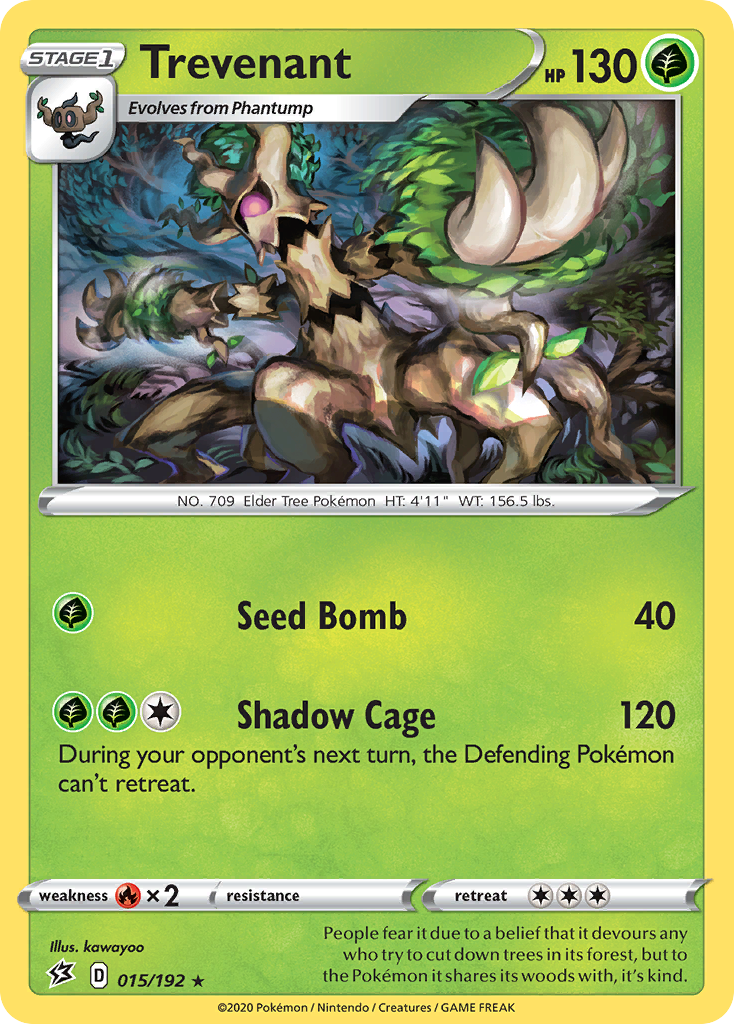 Trevenant (015/192) [Sword & Shield: Rebel Clash] Reverse Holofoil
