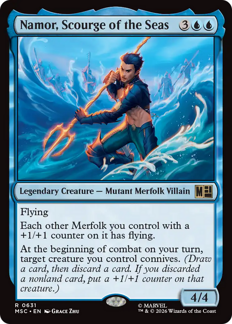 Namor, Scourge of the Seas [Marvel Super Heroes Commander] Foil