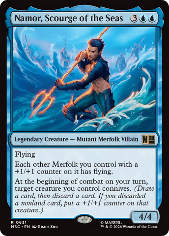 Namor, Scourge of the Seas [Marvel Super Heroes Commander] Foil