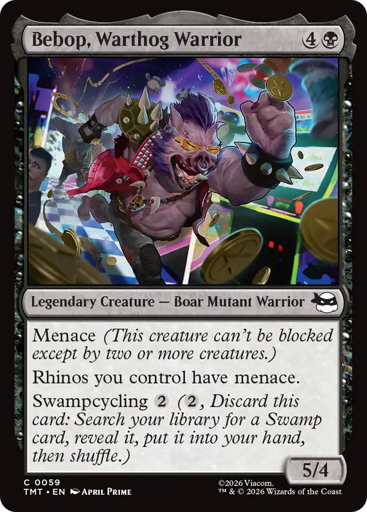 Bebop, Warthog Warrior [Teenage Mutant Ninja Turtles] Foil
