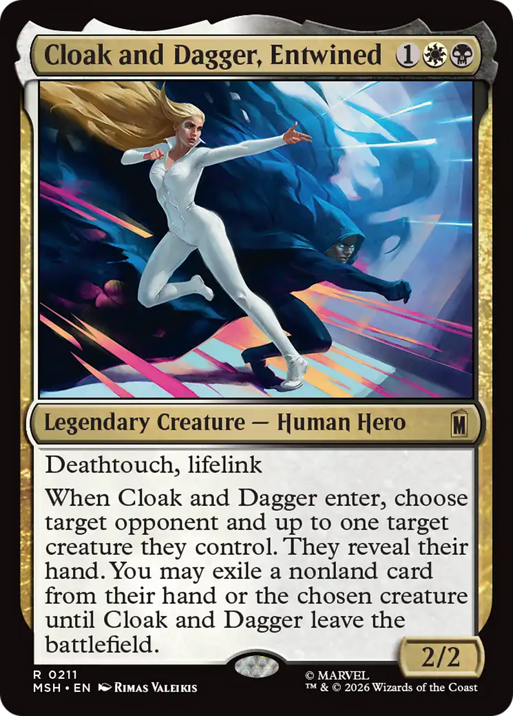 Cloak and Dagger, Entwined [Marvel Super Heroes] Foil