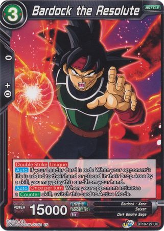 Bardock the Resolute (BT10-127) [Rise of the Unison Warrior 2nd Edition] Parallel Foil