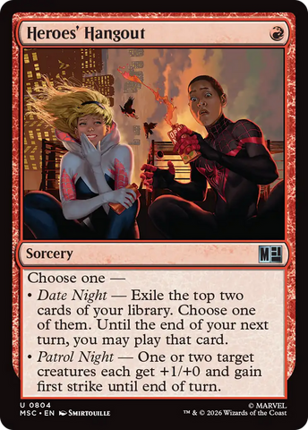 Heroes' Hangout [Marvel Super Heroes Commander] Foil