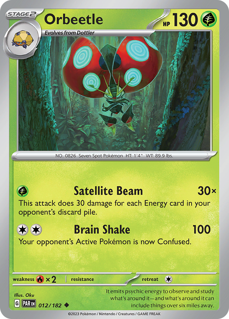 Orbeetle (012/182) [Scarlet & Violet: Paradox Rift] Reverse Holofoil
