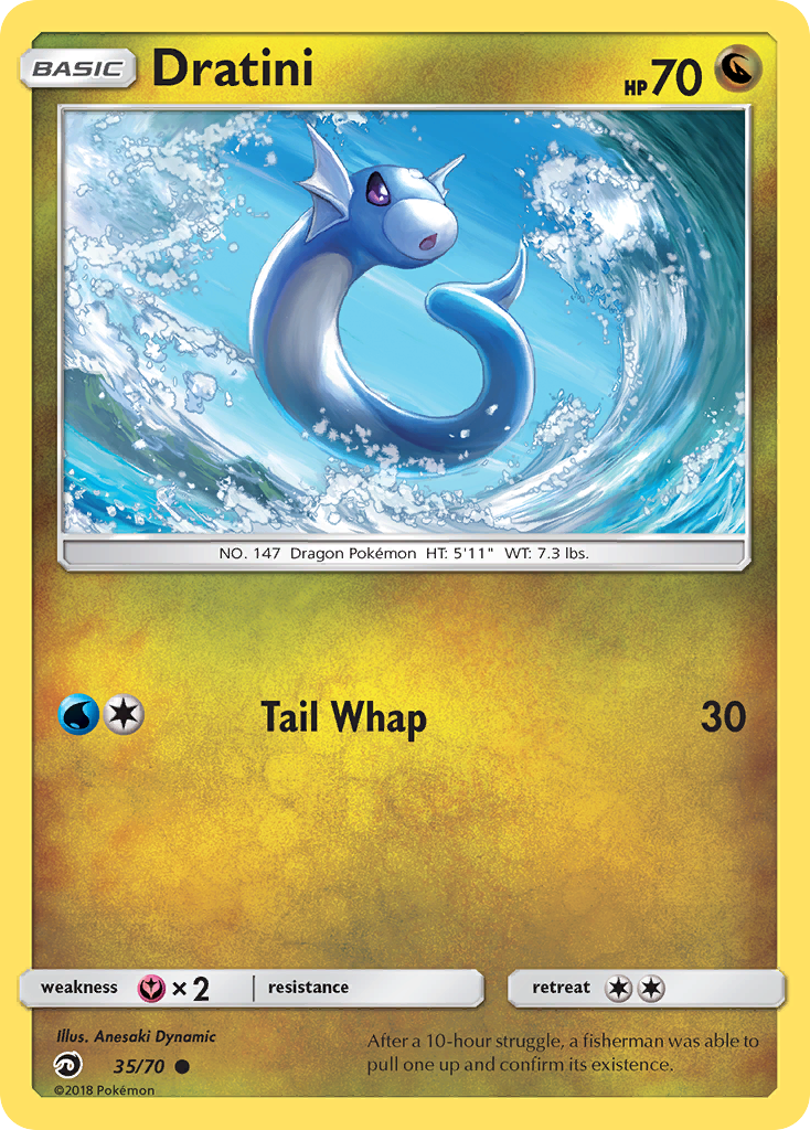 Dratini (35/70) [Sun & Moon: Dragon Majesty] Reverse Holofoil
