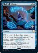 Multiple Choice (Promo Pack) [Strixhaven: School of Mages Promos] Foil