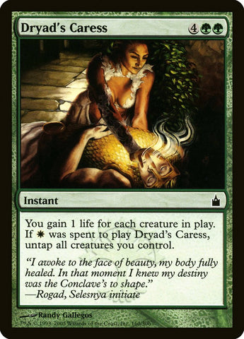 Dryad's Caress [Ravnica: City of Guilds] Foil