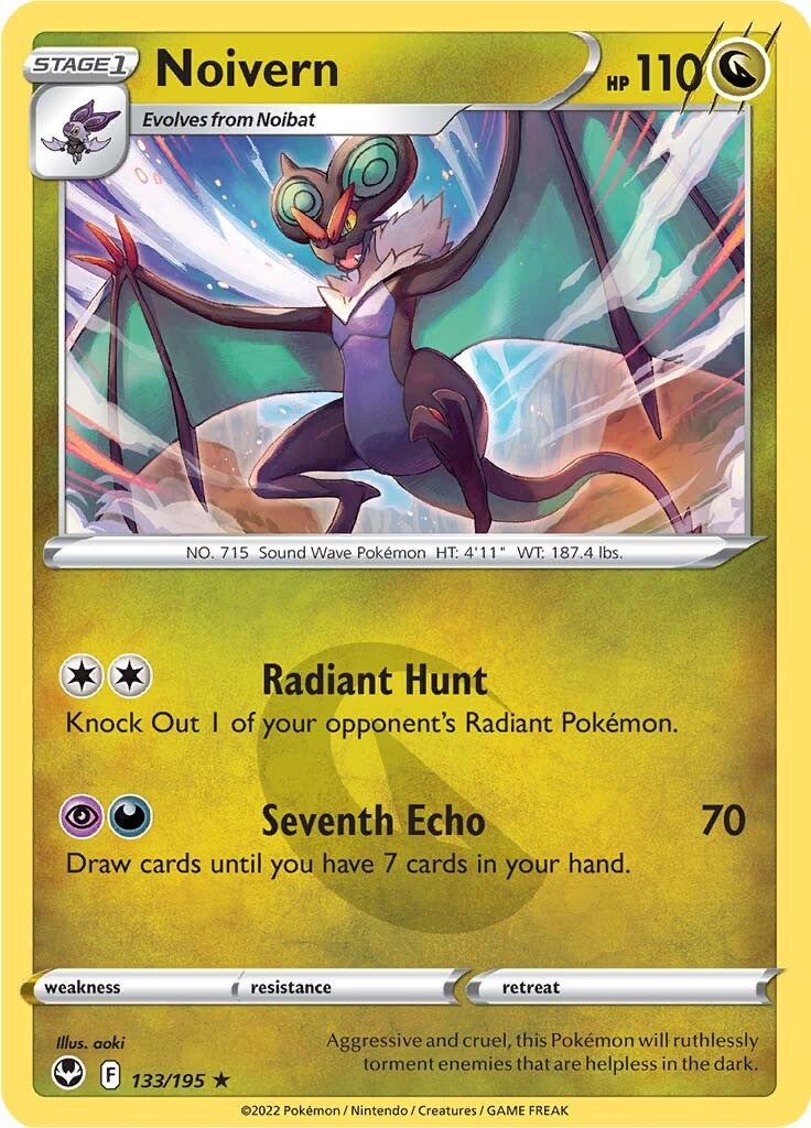 Noivern (133/195) [Sword & Shield: Silver Tempest] Reverse Holofoil
