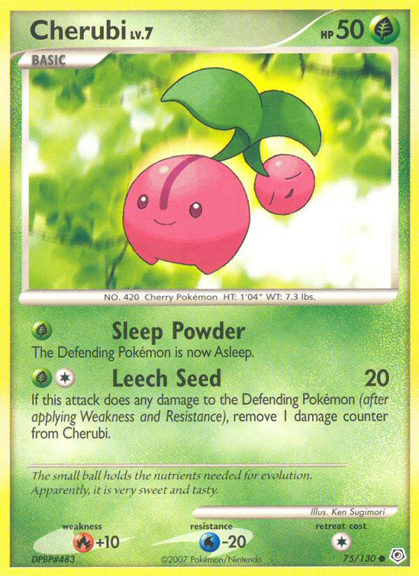 Cherubi (75/130) [Diamond & Pearl: Base Set] Reverse Holofoil