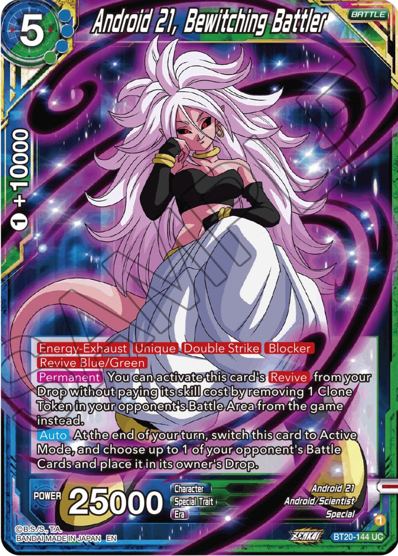Android 21, Bewitching Battler (BT20-144) [Power Absorbed] Parallel Foil