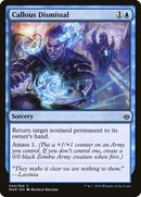 Callous Dismissal [War of the Spark] Foil