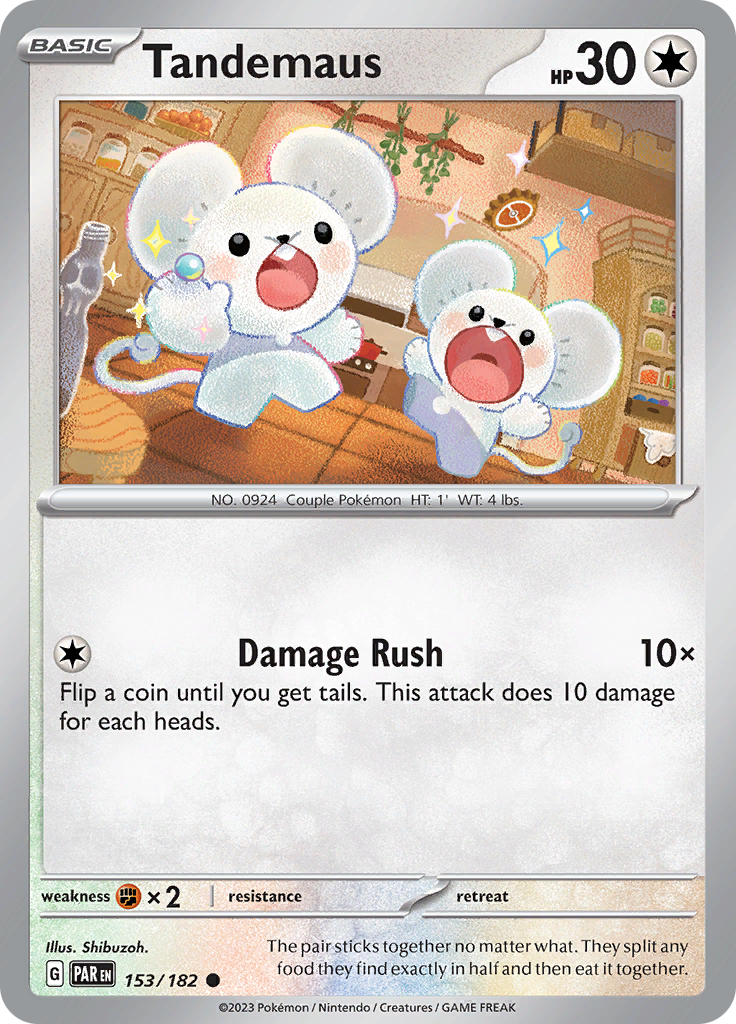 Tandemaus (153/182) [Scarlet & Violet: Paradox Rift] Reverse Holofoil
