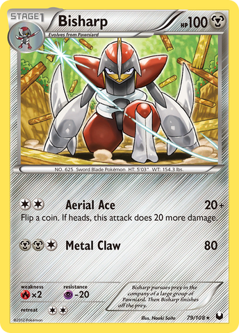 Bisharp (79/108) [Black & White: Dark Explorers] Reverse Holofoil
