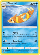 Floatzel (36/156) [Sun & Moon: Ultra Prism] Reverse Holofoil