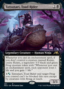 Tatsunari, Toad Rider (Extended Art) [Kamigawa: Neon Dynasty] Foil