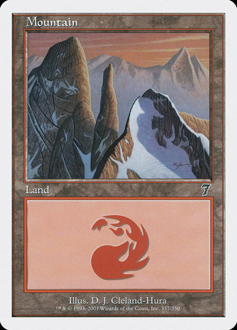 Mountain (337) [Seventh Edition] Foil