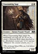 Unassuming Sage [Wilds of Eldraine] Foil