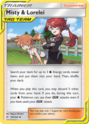 Misty & Lorelei (199/236) [Sun & Moon: Cosmic Eclipse] Reverse Holofoil