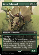 Regal Behemoth (Borderless Alternate Art) [Commander Masters] Foil