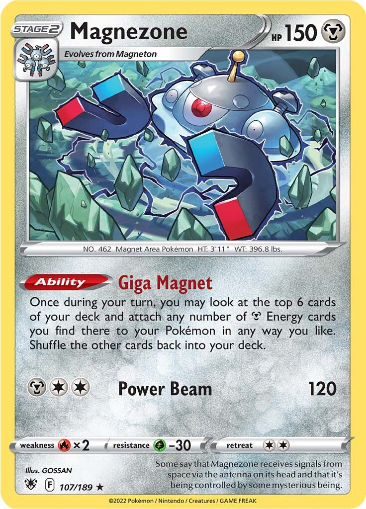 Magnezone (107/189) [Sword & Shield: Astral Radiance] Reverse Holofoil