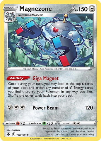 Magnezone (107/189) [Sword & Shield: Astral Radiance] Reverse Holofoil
