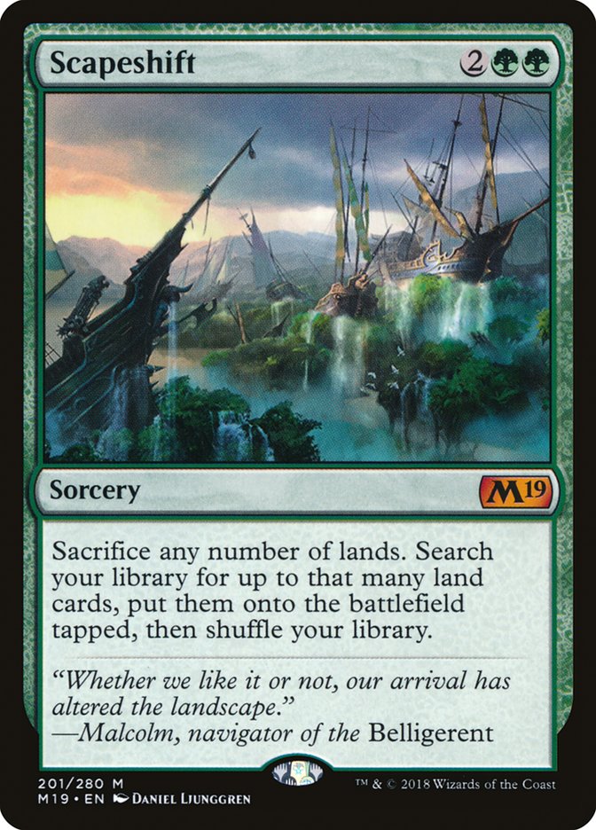 Scapeshift [Core Set 2019] Foil