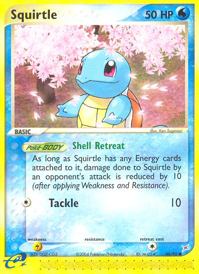Squirtle (46/95) [EX: Team Magma vs Team Aqua] Reverse Holofoil