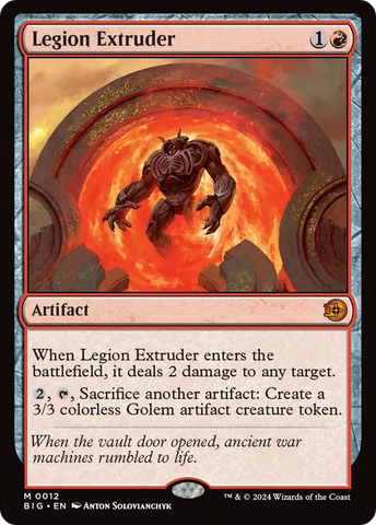 Legion Extruder [Outlaws of Thunder Junction: The Big Score] Foil