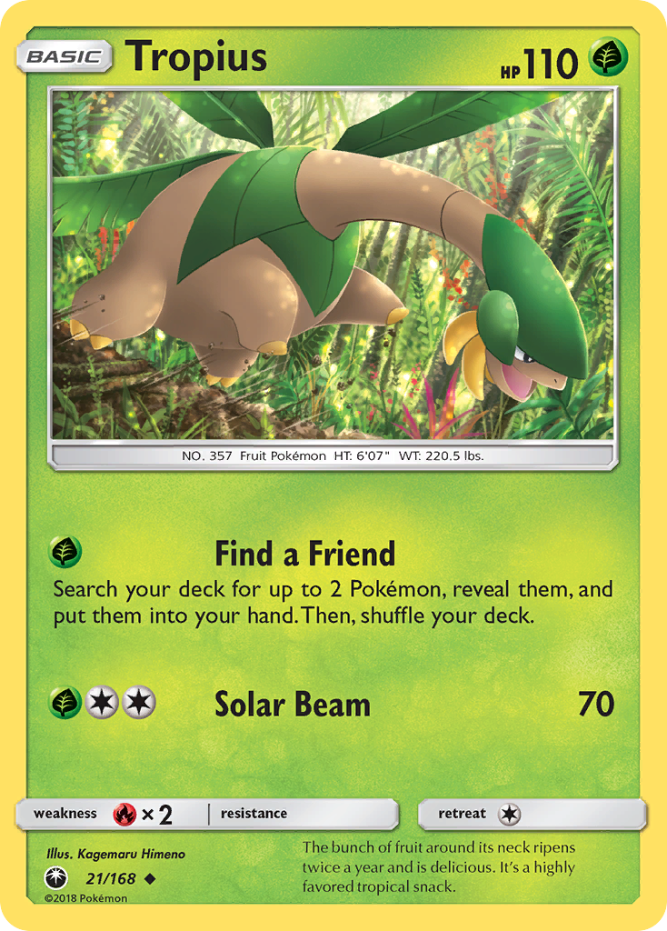 Tropius (21/168) [Sun & Moon: Celestial Storm] Reverse Holofoil