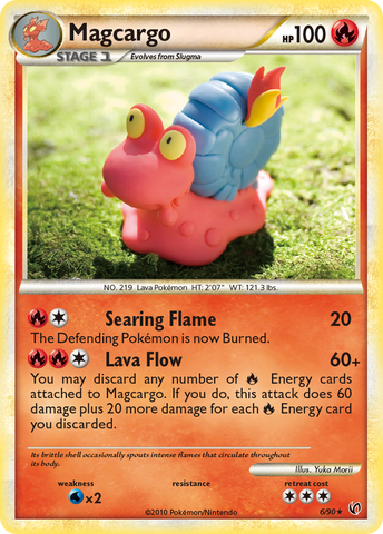 Magcargo (6/90) [HeartGold & SoulSilver: Undaunted] Reverse Holofoil