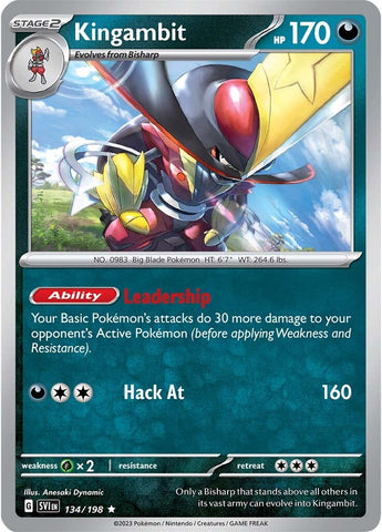 Kingambit (134/198) [Scarlet & Violet: Base Set] Reverse Holofoil