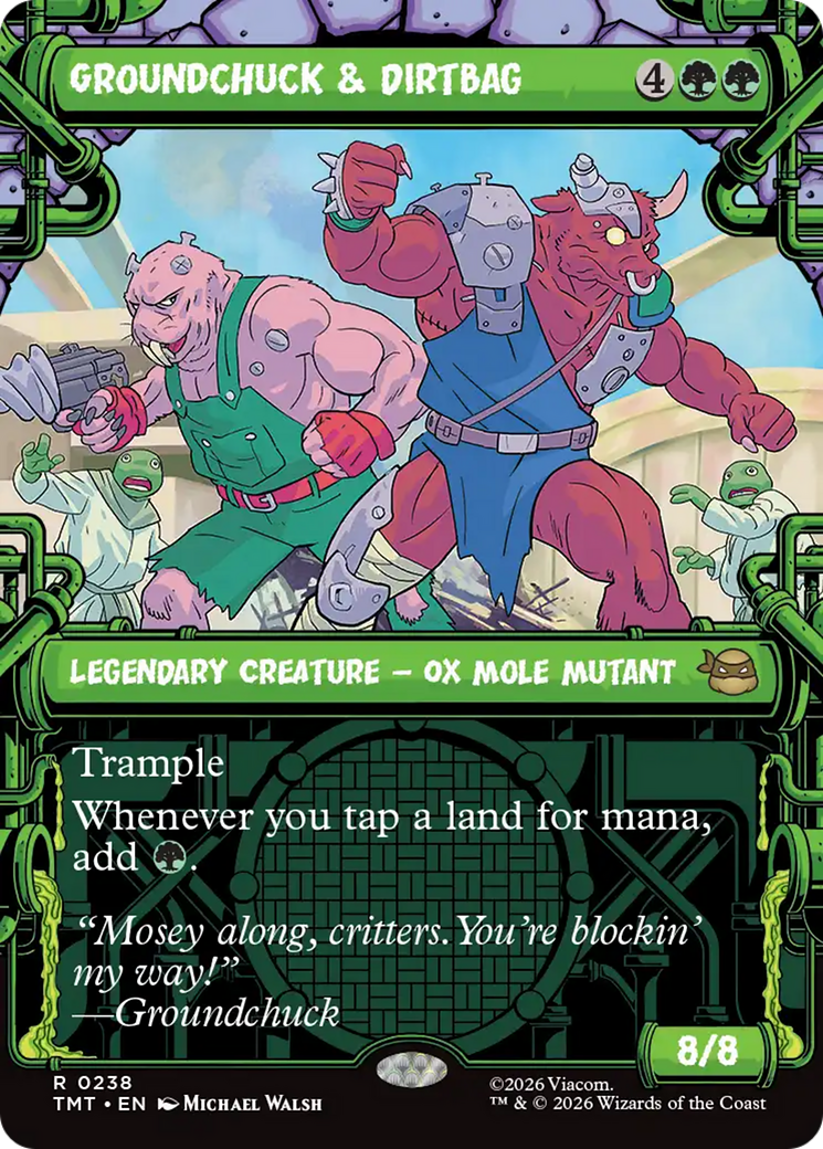 Groundchuck & Dirtbag (Showcase) [Teenage Mutant Ninja Turtles] Foil