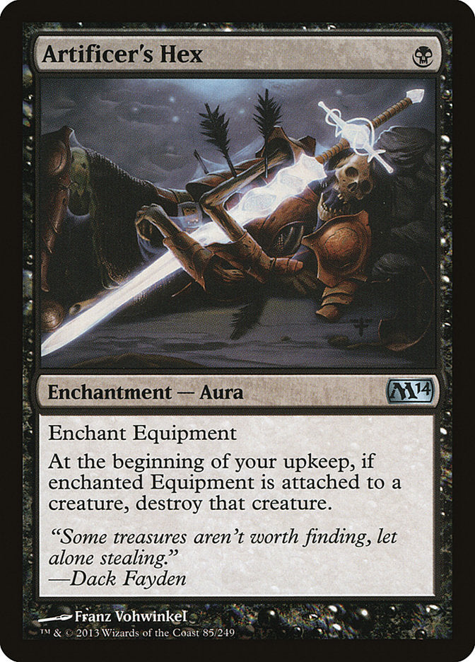 Artificer's Hex [Magic 2014] Foil