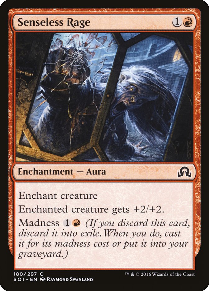 Senseless Rage [Shadows over Innistrad] Foil