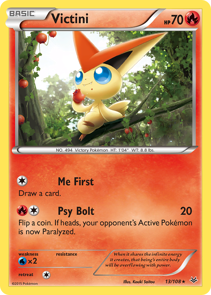 Victini (13/108) [XY: Roaring Skies] Reverse Holofoil