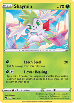 Shaymin (015/185) [Sword & Shield: Vivid Voltage] Reverse Holofoil