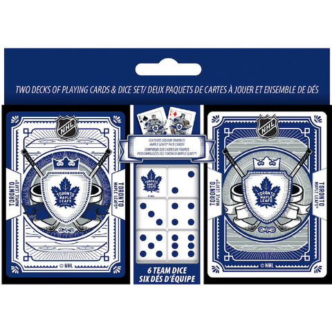 NHL Toronto Maple Leafs - Playing Cards & Dice (2pk)