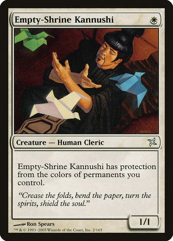 Empty-Shrine Kannushi [Betrayers of Kamigawa] Foil