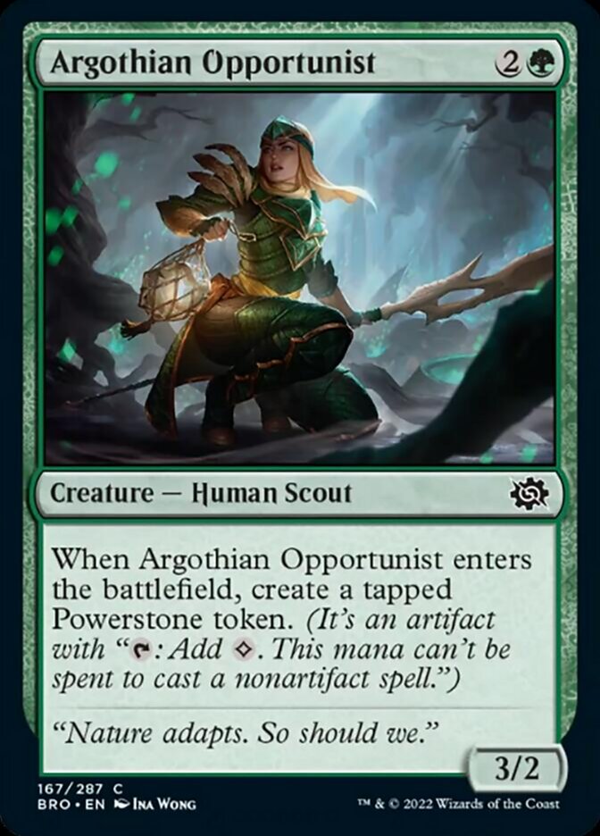 Argothian Opportunist [The Brothers' War] Foil