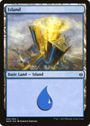 Island (255) [War of the Spark] Foil