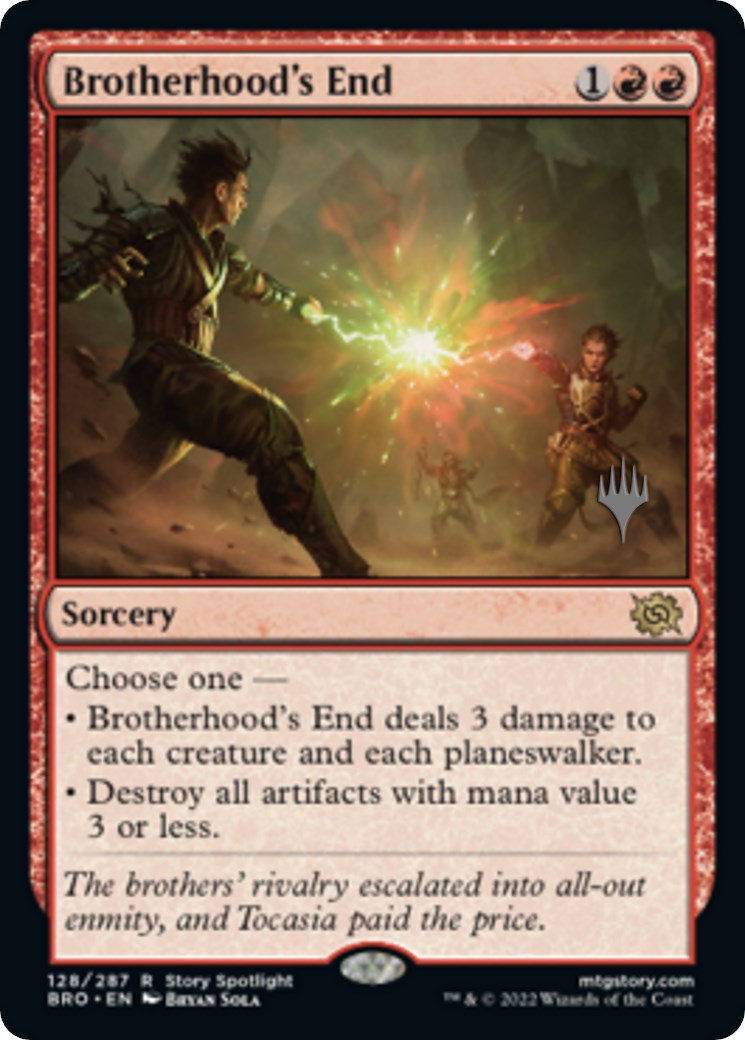 Brotherhood's End (Promo Pack) [The Brothers' War Promos] Foil