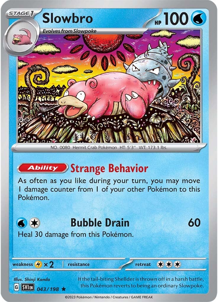 Slowbro (043/198) [Scarlet & Violet: Base Set] Reverse Holofoil
