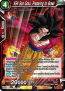 SS4 Son Goku, Preparing to Brawl (BT18-012) [Dawn of the Z-Legends] Parallel Foil