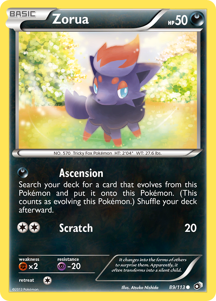 Zorua (89/113) [Black & White: Legendary Treasures] Reverse Holofoil